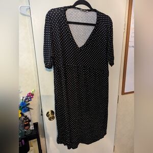 First Look Short Sleeved Tunic V Cut Blouse